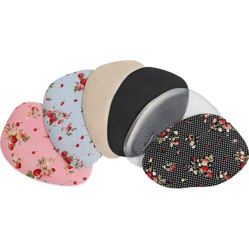 2PCS Gel Front Half Insoles Cushion Anti-skid Palm Shoe Pad Adjusting Shock Absorption Pressure Relief Heel Arch Support Insole