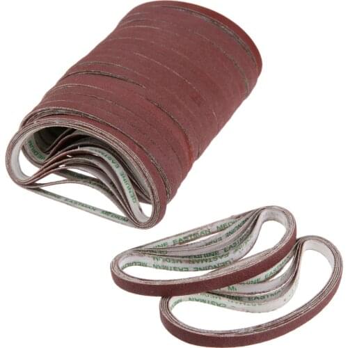 20Pcs Abrasive Belts Eastman Industrial Cloth cutting Machine Scissor Abrasive Belt 22cm Medium Grit