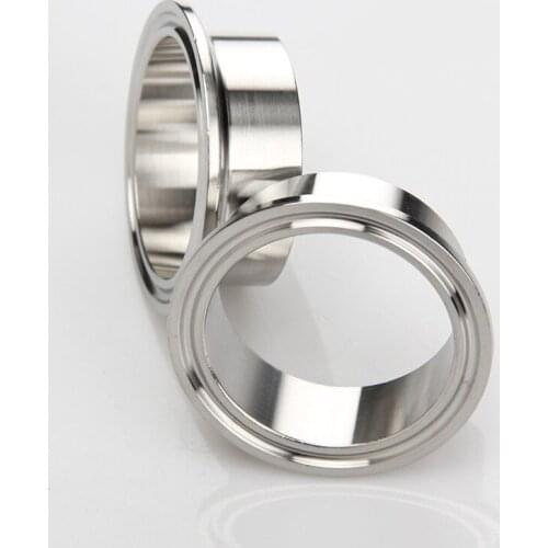 51mm 2" Tube O/D x 2" Tri Clamp Height 304 Stainless Steel Sanitary Weld Ferrule Connector Pipe Fitting