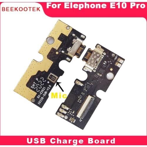 BEEKOOTEK New Original Elephone E10 pro Charge Slot Board Microphone For Elephone E10 pro USB Plug Board Phone