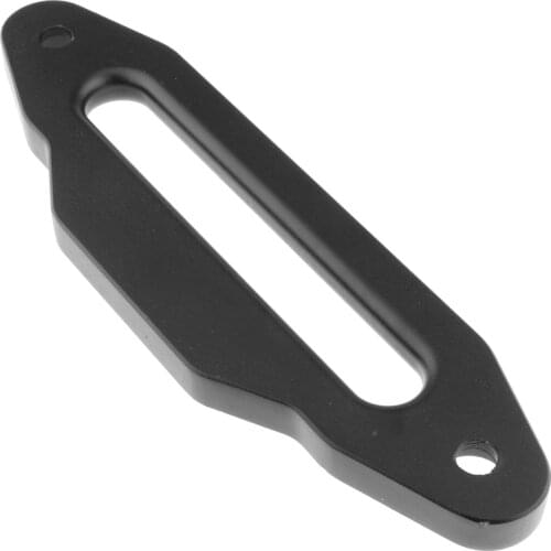 Black Aluminium Hawse Fairlead For Winch Rope Lead Guide 8000-12000lbs