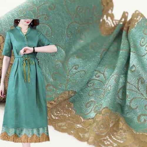 1meter Embroidery Flower Lace Trim Floral Elastic Fabric Bra Underwear Girl Dress Sewing Accessories