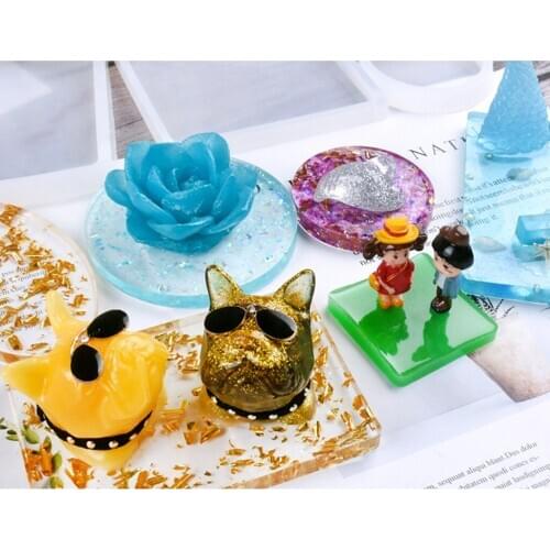 DIY Silicone Coasters Resin Molds, Epoxy Molds Round Or Square