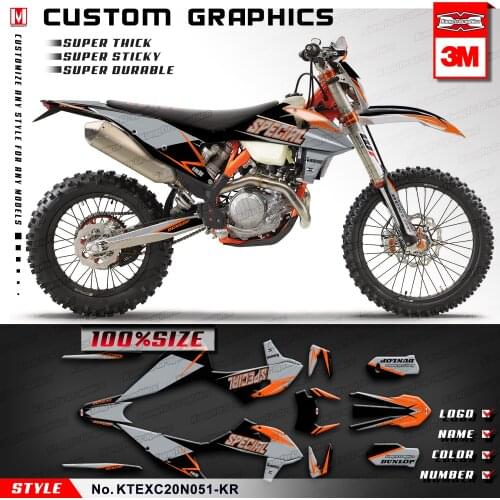 KUNGFU GRAPHICS Self Adhesives Vinyl Stickers for EXC EXC-F XC-W XCF-W 150 300 500 SX SXF XC-F 125 250 350 450 2019 2020 to 2022