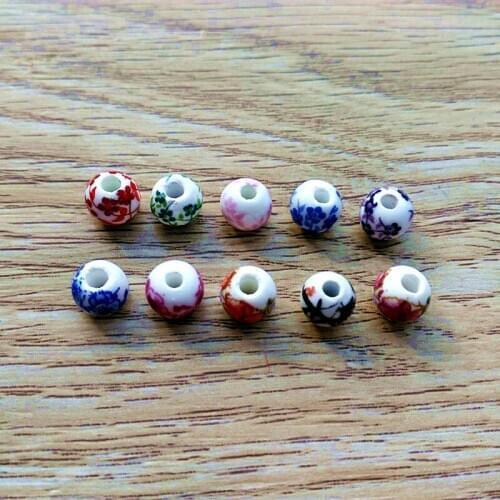 6MM Ceramic Beads, Jingdezhen Ceramic Beads, Handmade Accessories, Steel Mould Decorative Beads