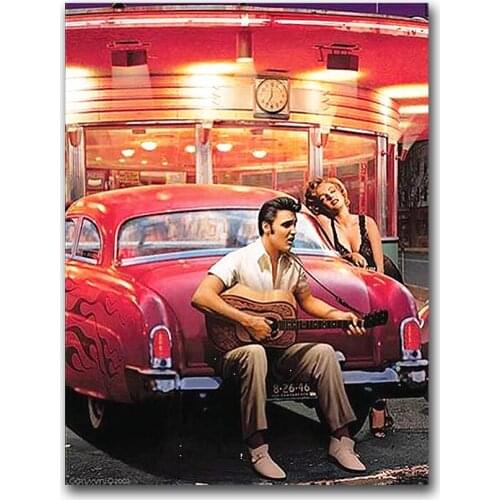 Square / round diamond 5D DIY diamond painting rhinestone embroidery singer cross stitch mosaic artist home decoration