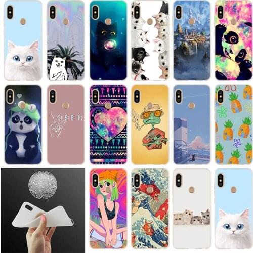Funny Cat Art Aesthetics Painting Soft Case Cover For Xiaomi Redmi Note 10 9 8 7 6 5 4 Pro Max 9S 10S 8T 9T Bag