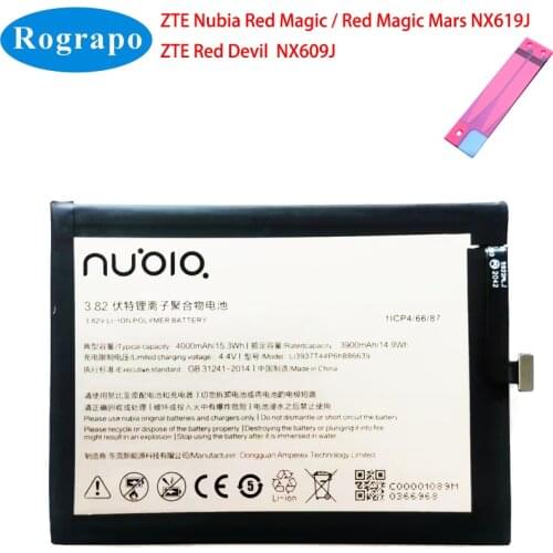 New 3800mAh Li3937T44P6h886639 Replacement Mobile Phone Battery For ZTE Nubia X NX616J Accumulator