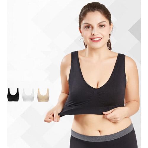 Plus Size Women Sports Bra Wirefree Nursing Maternity Bra Yoga Seamless Bra For Woman Young Teens In Lingerie Children Underwear