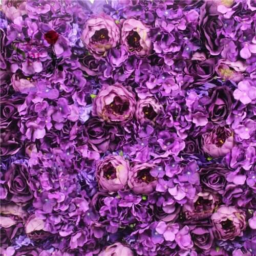 SPR Newly wedding amazing flower wall panels stage backdrop wedding artificial flower table runner arrangment decorations