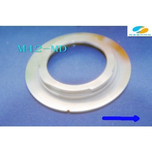 Sliver color M42-MD Lens mount ring fit M42 lens & MD/M DSLR camera