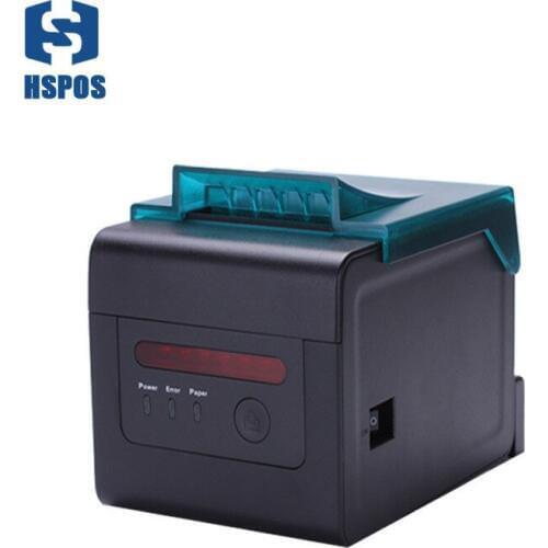 High efficiency 80mm and 58mm thermal receipt printer has alarm with cutter use for ticket office and kitchen bill printer