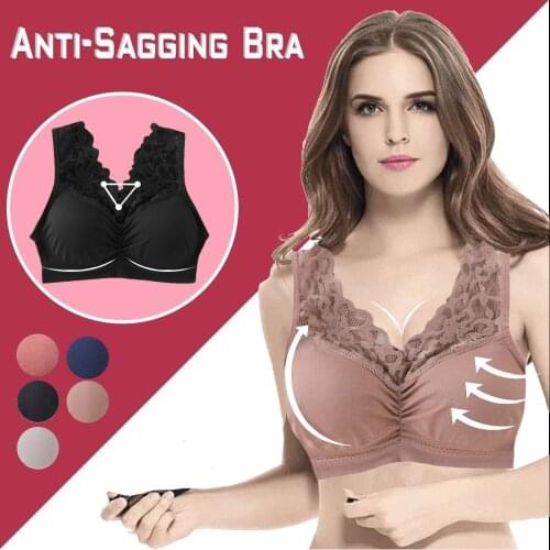 Womens underwear large size sexy underwear with chest pad without steel ring underwear simple pure color lace нижнее белье 50