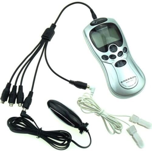 1 output 5 Head Wire Electro Shock Sex Products Conversion Cable Electric Device Accessories For Men Woman Medical Themed Toys