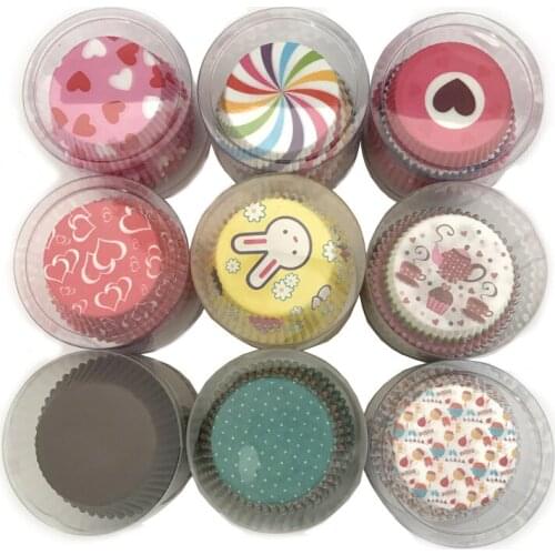 100pc Love/bunny/pattern Cute Wedding Paper Cupcake Liner Muffin Cup Cake Baking Mold Case Holder Wrapper Decorating Tool