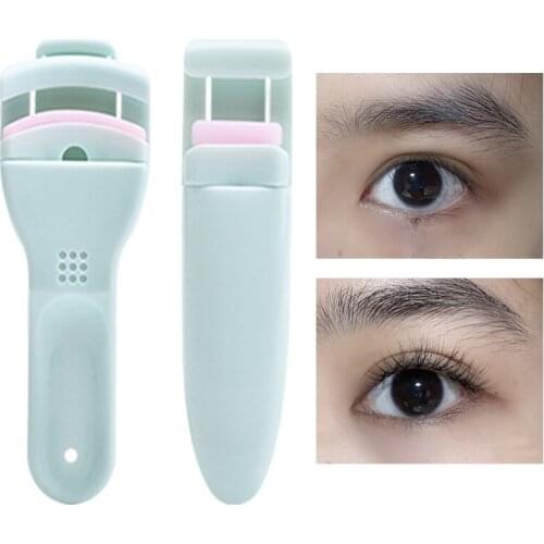 2pcs Mini Eyelashes Curler Set Portable Wide Angle Partial Eyelash Curler Makeup Tools Curling Lash Clip Beauty Accessories