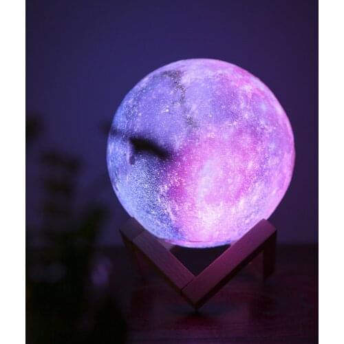 DC5V 1.5W 9 LEDs Moon Night Light Atmosphere Lamp Drop shipping