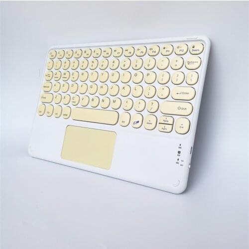 9.7 inch Touchpad Plastic Keyboard Universal Mini Wireless Bluetooth Keyboard With Touchpad For iPad PC Computer Tablet