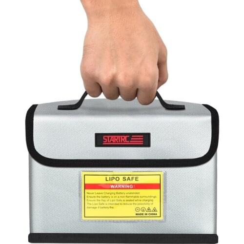 DJI Mavic Air 2S 8 Grid Explosion-proof Battery Battery Safe Bag Protective Storage Bag for DJI Mavic 2 FPV Battery Universal