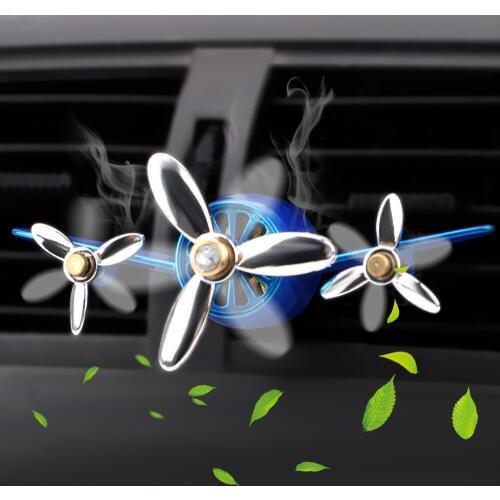Car Fragrance Auto Conditioning Vent Outlet Aroma Metal Air Force Two Wings Freshener Air Condition Clip Diffuser Perfume Clip