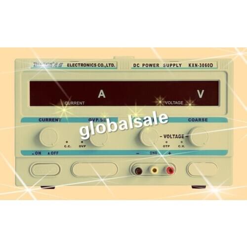 FREE SHIPPING KXN-3060D DIGITAL HIGH-POWER SWITCHING DC POWER SUPPLY 0-30V VOLTAGE 0-60A OUTPU
