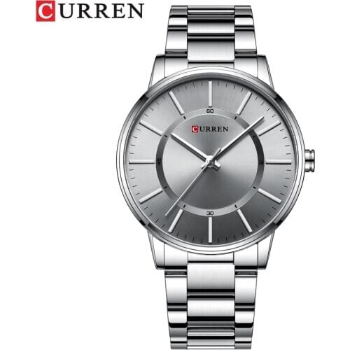 CURREN Mens Luxury Stainless Steel Gold Watch Top Brand Fashion Casual Relogio Masculino Quartz Watch Man Business Watches Mens