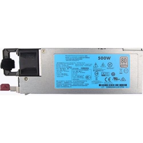 For HP G9 Server Power Supply 500W 723595-101 720478-B21 DPS-500AB-13 A