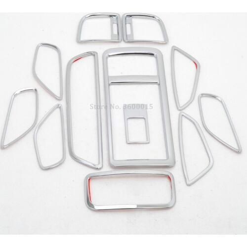 For Mazda 6 Atenza 2013-2015 Chrome Middle Control Air Vent Outlet Cover Trim Gear Box Frame Inside Door Handle Bowl Accessories