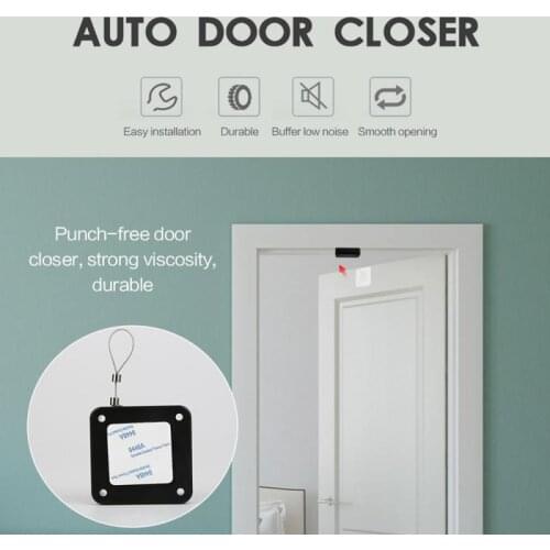 Multifunctional Automatic Door Closer 800g Pull Automatic Door Closer Automatic Sensor Door Closer Easy To Install For Kitchen