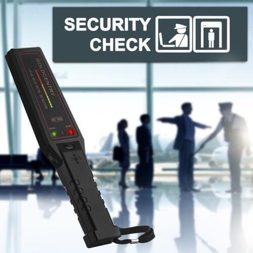 GC-1002 Portable Handheld Metal Detector Safety Inspection Instrument High Sensitive Security Scanner for Airport Subway