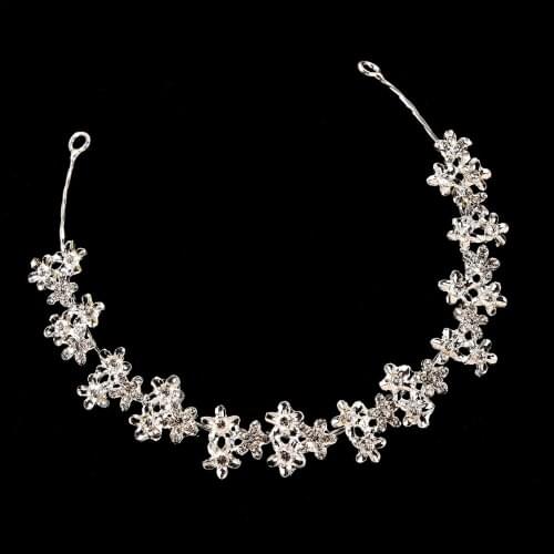 Classic Crystal Wedding Headwear Rhinestone Hairband Bridal Hair Accessories Headdress Dinner Party Tiaras diadema