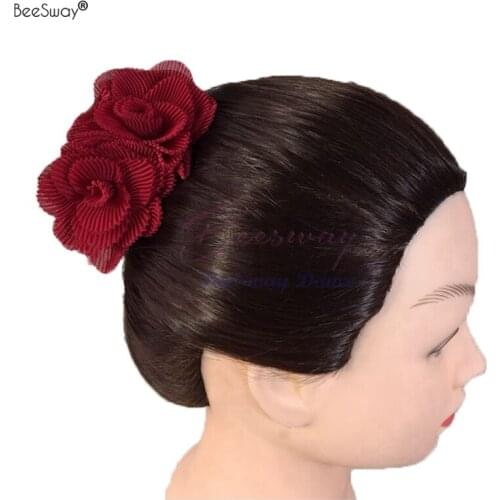 Red Don Quixote ballet dance tiaras women ballet Headwear Dance character crown