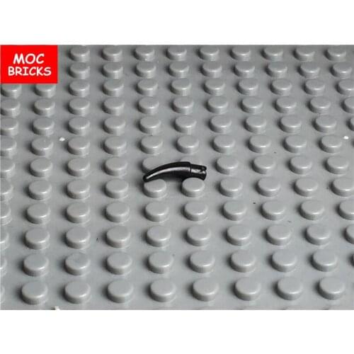 50pcs\lot MOC Bricks Black Barb / Claw / Horn - Small fit with 53451 Educational building blocks DIY toys bricks kids gifts