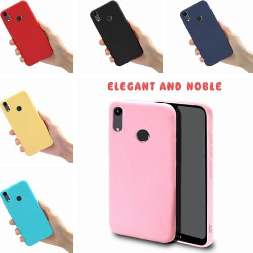 Cute Matte Thin Candy Phone Case for Honor 8A JAT-L41 8A Pro Shockproof Silicone Case for Honoe 8a Prime Soft Cover 6.09"