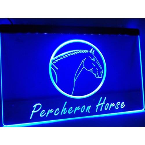 LK885- Percheron Horse Model Xmas Gift LED Neon Light Sign home decor crafts