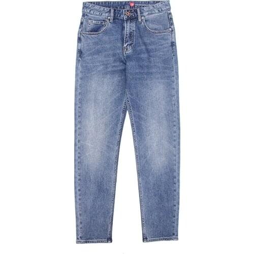 2021 New Mens Jeans Thicken Loose Straight Warm Casual Mens Pants men jeans pants baggy korean fashion clothing for xiaomi