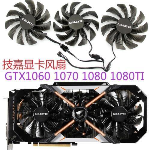 Original for Gigabyte GTX1060 GTX1070 GTX1080 GTX1080TI AORUS Graphics Video Card Cooling fan