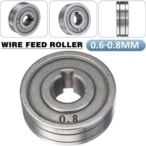 1pc Welding Wire Feeding Roll V Groove 0.6mm/0.8mm Wire Feeder Roll for Welding Machine