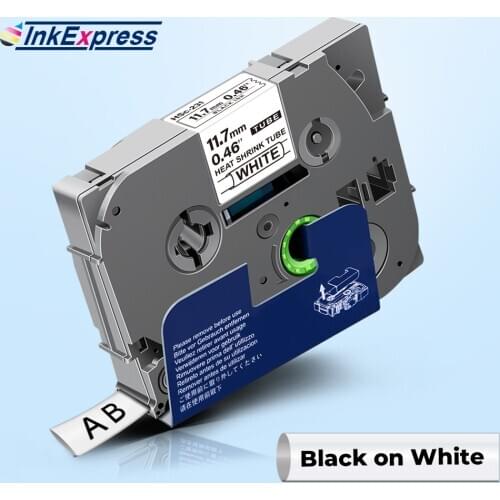 InkExpress Hse 231 Heat Shrink Tube Labels For Brother Hse-231 Label Tape Industrial TZe Tape For Brother P touch Label Maker
