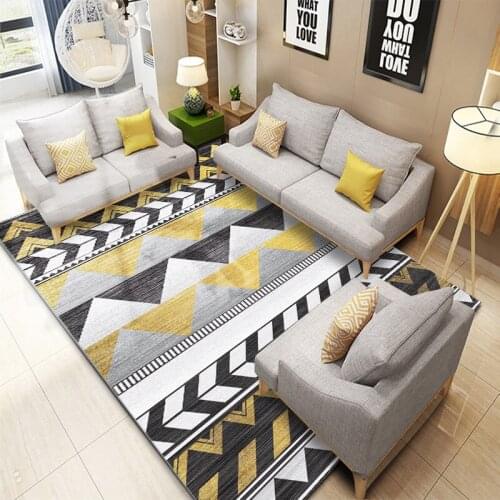 Modern minimalist Nordic soft modern minimalist carpet rectangular coffee table blanket bedroom carpet can be distributed throug