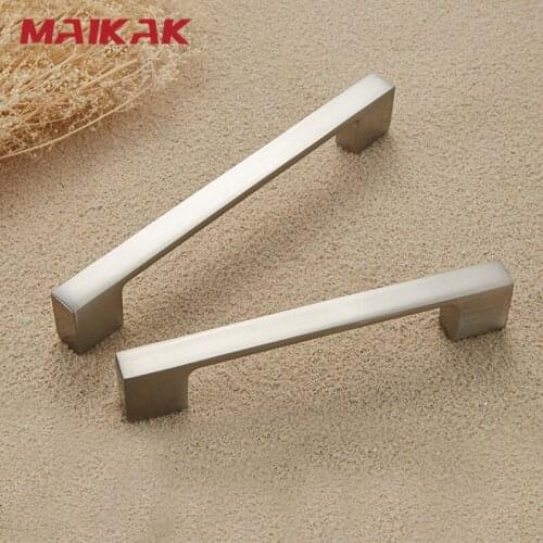 Modern Cabinet Handles Drawer Knobs Aluminum Alloy Wardrobe Door Handle Brushed Pulls Modern Style Furniture Handle 128mm/160mm