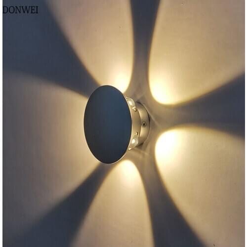 Modern LED Aluminium Wall Light 3W 4W 5W LED Indoor Lighting Wall Lamp For Bedside Living Room Bedroom Wall Lamps AC85-265V