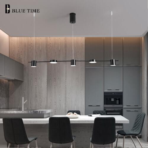 Modern Led Pendant Light Home Decoration Chandelier Pendant Lamp Black&Gold for Living room Dining room Kitchen Haning Lamp Led