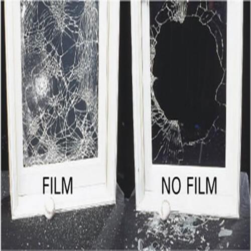 Safety Film Transparent Security Glass Protective Film Drop-Shipping Shatter-Proof For Windows Glass Public Places Length 200cm