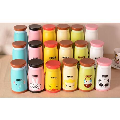 1pc high-grade s/steel vacuum insulation Cup flasks 260ml 350ml 500ml water bottle AB 1326