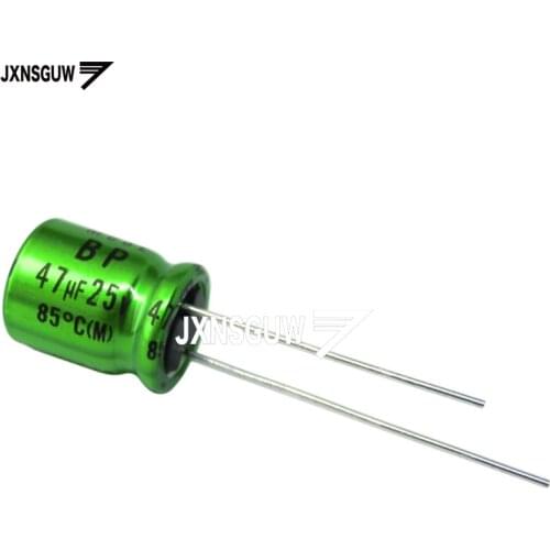 10PCS NICHICON MUSE BP 25V47UF 10X12.5MM Green Non Polar 47UF 25V Audio Electrolytic Capacitor ES 47uF/25v MUSE-BP