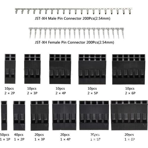 2.54mm Dupont Connector PCB Dupont Cable Jumper Wire Cable Male Female Pins Housing Terminal Connector Electronics Components