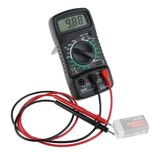 20pcs XL-830L Electric Voltmeter Ammeter AC/DC/OHM LCD Multimeters Handheld Voltage Current Tester kitchen Tool