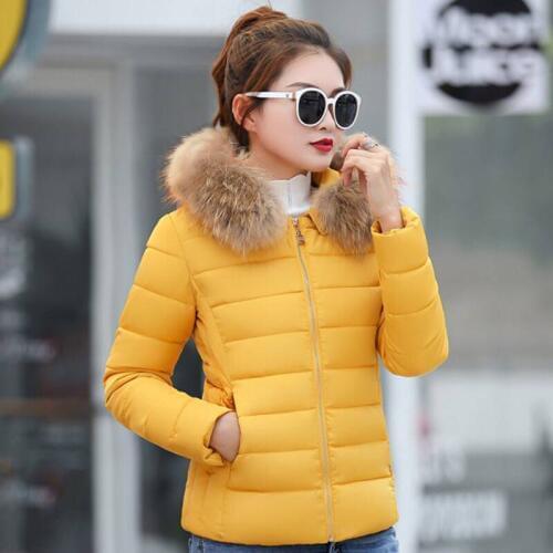 2021New Winter Coat Women Winter Jacket Womens warm detachable fur collar detachable hat Slim fit Outwear 7479