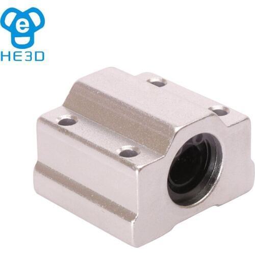 3pcs HE3D 8mm SCS8UU liner ball bearing block CNC part for DIY 3D printer